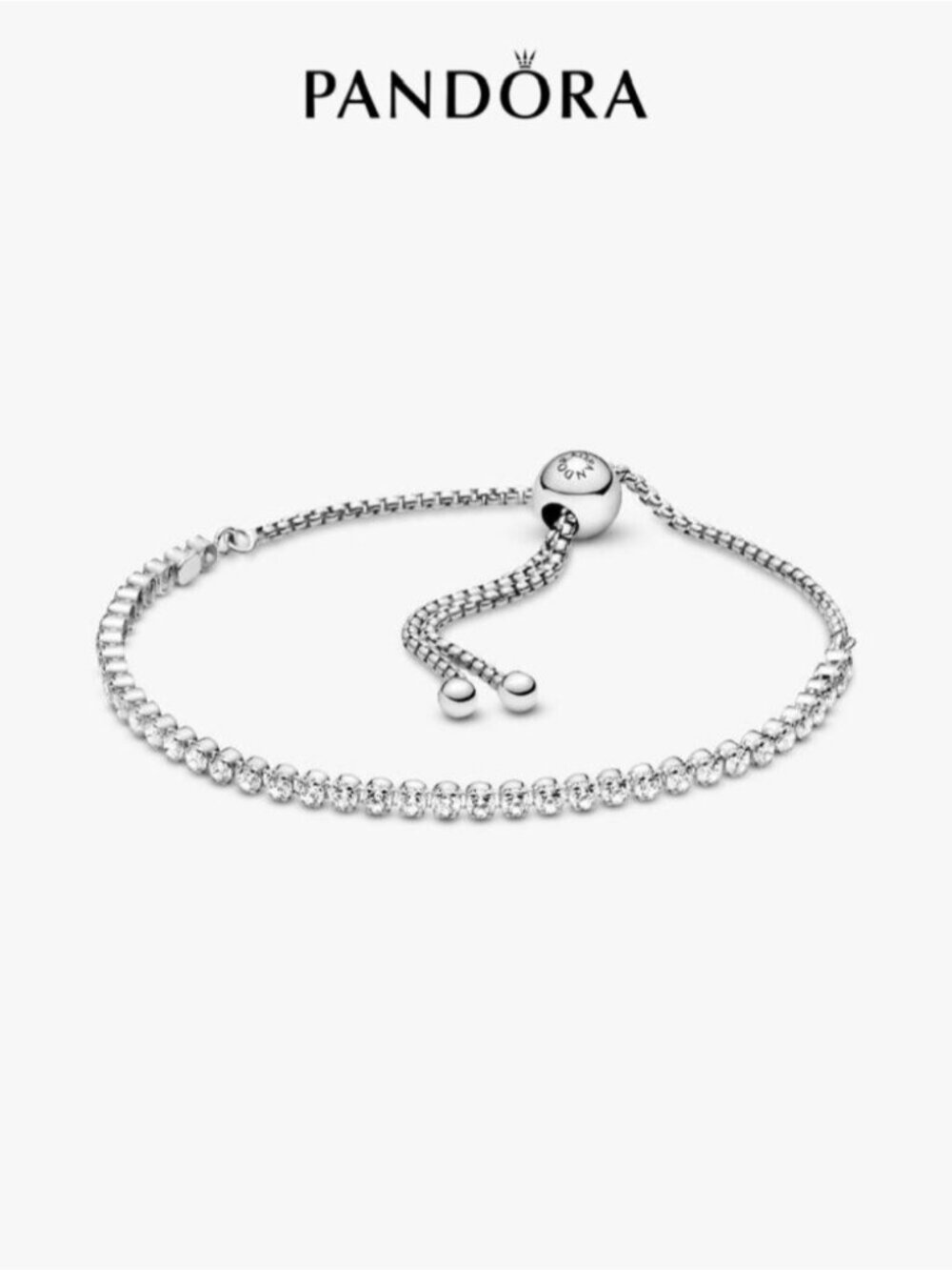 Pandora Sparkling Slider Tennis Bracelet